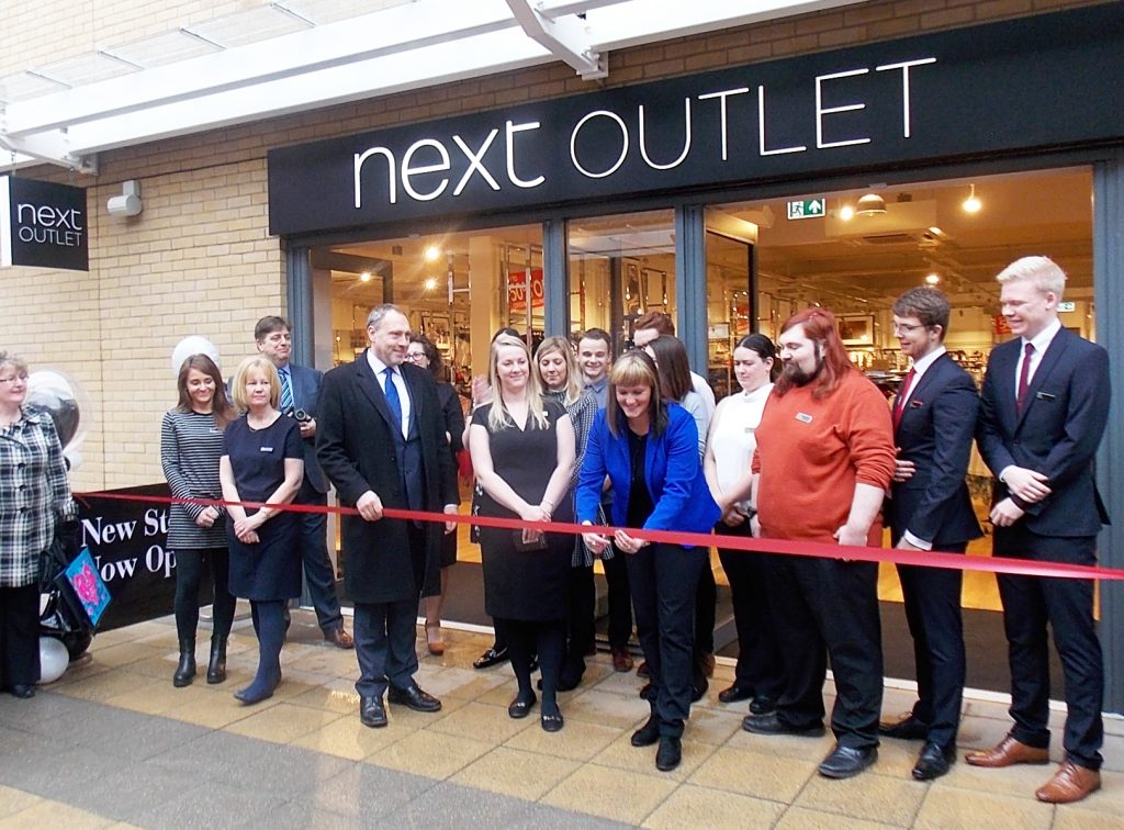 Next Outlet opening at Springfields