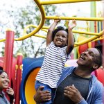family playing
