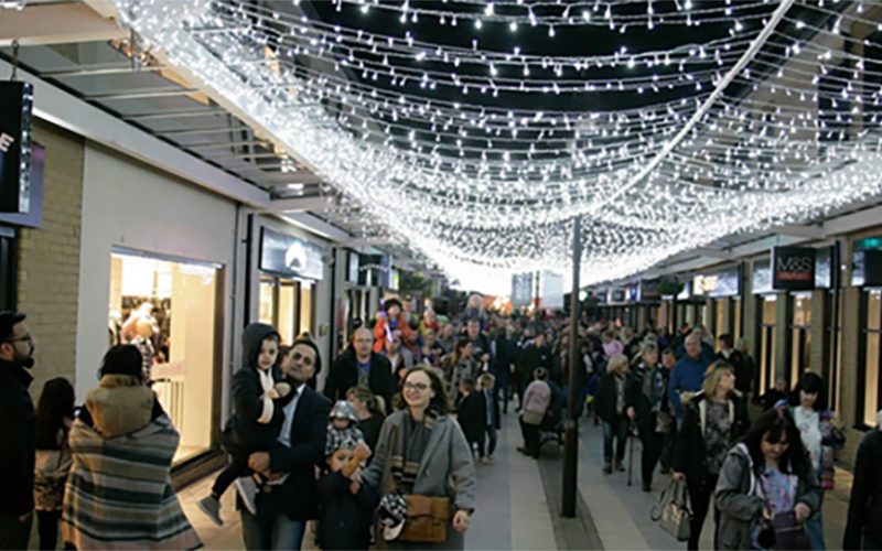 Christmas shopping at Springfields