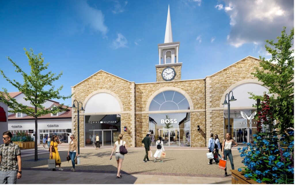 Scotch Corner Designer Village main square Scotch Corner Designer Village main square